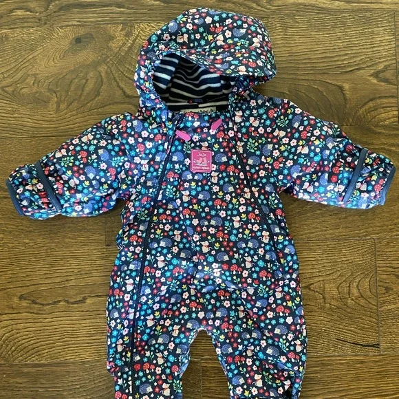 Jojo Maman Bébé Splish Splash baby girl Snow Suit for 3-6 Fleece 